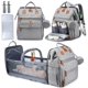 thumbnail image 1 of Mochila para pañales LittleOnes, 5 en 1, con cambiador incluido, 1 of 9