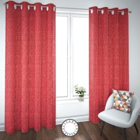 Elizabeth Peper - Set De Cortinas Hogar 2 Paños De 140 X 220 Cm Rojo