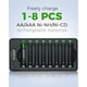 thumbnail image 2 of Cargador BEVIGOR 8 Pilas AA AAA NiMH NiCD USB Tipo C, 2 of 3