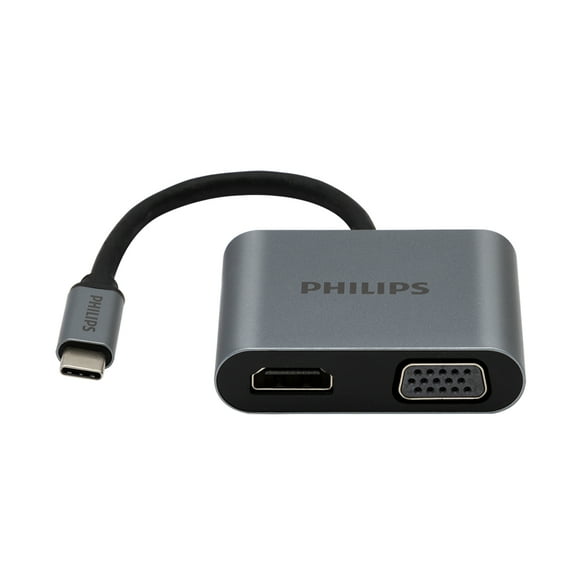 ADAPTADOR USB-C A HDMI 4K + VGA
