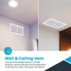 thumbnail image 4 of Cubierta de ventilación EZ-FLO 30x15 cm Blanco Acero 2 vías HVAC, 4 of 6