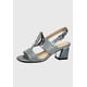 thumbnail image 2 of Sandalia Cuero Lucia Gris Croco, 2 of 5