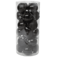 Wakeshome - 24 Esferas Navideña 6Cm Bambalinas Adornos Arbolito Navidad