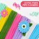 thumbnail image 4 of Kit de limpiapipas IOOLEEM para hacer flores, 480 piezas con accesorios, 4 of 6
