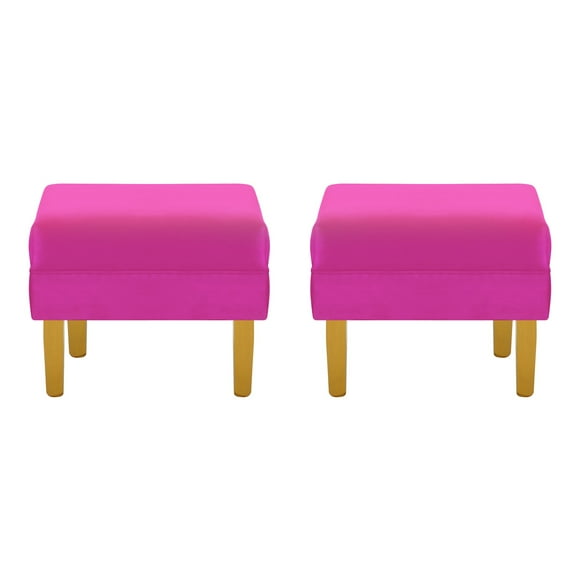 Set Pouf Sky 1c Felpa 01 Fucsia