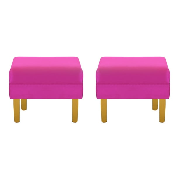 Set Pouf Sky 1c Felpa 01 Fucsia