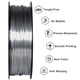 thumbnail image 2 of Filamento para impresora 3D GIANTARM Silk Metallic Silver PLA, 1 kg, 2 of 7