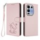 thumbnail image 1 of Funda Volteable tipo Billetera con Correa para Infinix Note 50X 5G, Rosa, 1 of 6