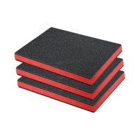 Ioensy - 3 Insertos De Espuma Extraíbles Para Caja De Herramientas, Para Guardar Miniaturas De Mesa (30,5 X 25,5 X 2,5 Cm)