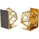 thumbnail image 5 of Sujetalibros decorativos Juvale Gold, cuadrados, de metal, diseño geométrico, 5 of 9