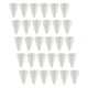 thumbnail image 4 of 30pcs Forma De Cono Blanco Forma De Espuma De Poliestireno Ornamento Para Decoración De Fiesta DIY Kid Craft, 4 of 6