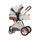 thumbnail image 1 of Coche Cuna Con Cubre Pies Apego Panorámico LuBabycas Blanco, 1 of 8