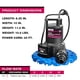 thumbnail image 3 of Bomba para cubierta de piscina Wayne WAPC250 3000 GPH 1/4 HP Azul, 3 of 9