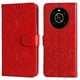 thumbnail image 2 of Funda tipo cartera FOXDOCK para Honor X9 4G/5G , diseño girasol en relieve, cuero PU, cierre magnético, soporte y tarjetero, 2 of 5