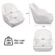 thumbnail image 5 of Asiento de Capitán para Bote ERGOSEAT Respaldo Bajo con Apoyabrazos Blanco, 5 of 5