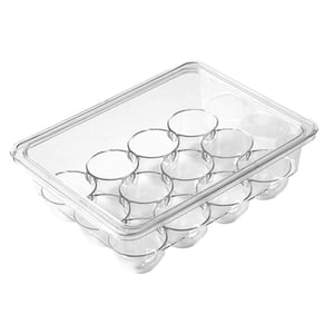 Magideal - Organizador De Huevos Para Refrigerador, Organizador De Huevos Para Refrigerador, Organizador De Refrigerador Con Cajón Para Huevos, Bandeja Para Huev 12 Rejillas