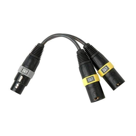 Divisor Y XLR Sescom SES-AES-EBU-Y con Igualación de Impedancia