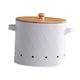 thumbnail image 2 of Contenedor De Almacenamiento De Verduras, Contenedor De Almacenamiento De Alimentos Para Mostrador, Restaurante, Cocina, Blanco, Grande, 2 of 3