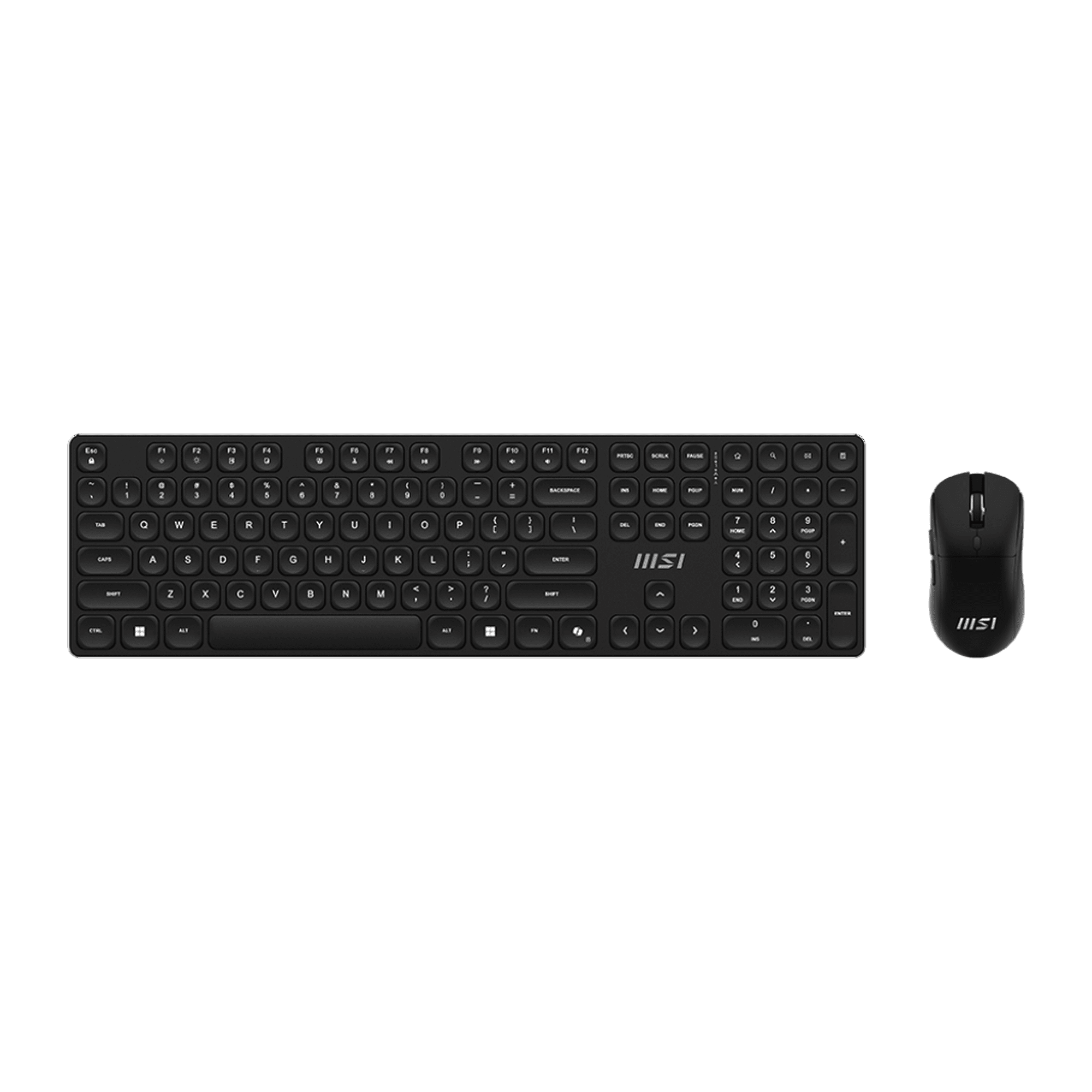 Forgek210wcls - Kit De Teclado Y Mouse Inalámbricos Msi Forge K210 W, Wireless 2.4ghz, Usb 2.0, Negro