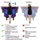 thumbnail image 5 of Disfraz de mariposa Aimeiar para mujer de Halloween con alas y acceso., 5 of 6