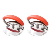 Bothyi - 2X Tapa De Olla Universal Mango De Sujeción De Metal De Repuesto Para Tapas De Teteras Rojo