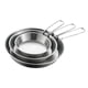 thumbnail image 3 of Pan De Acero Inoxidable De 3 Piezas Pan De Acero Inoxidable Redonda Redon Stick Para Restaurant RVS Inducción, 3 of 5