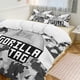 thumbnail image 1 of Black White Abstract Gorilla Tag Comforter Set Soft 3 Pcs Twin Bedding Sets Thicken for All Season, 1 of 5