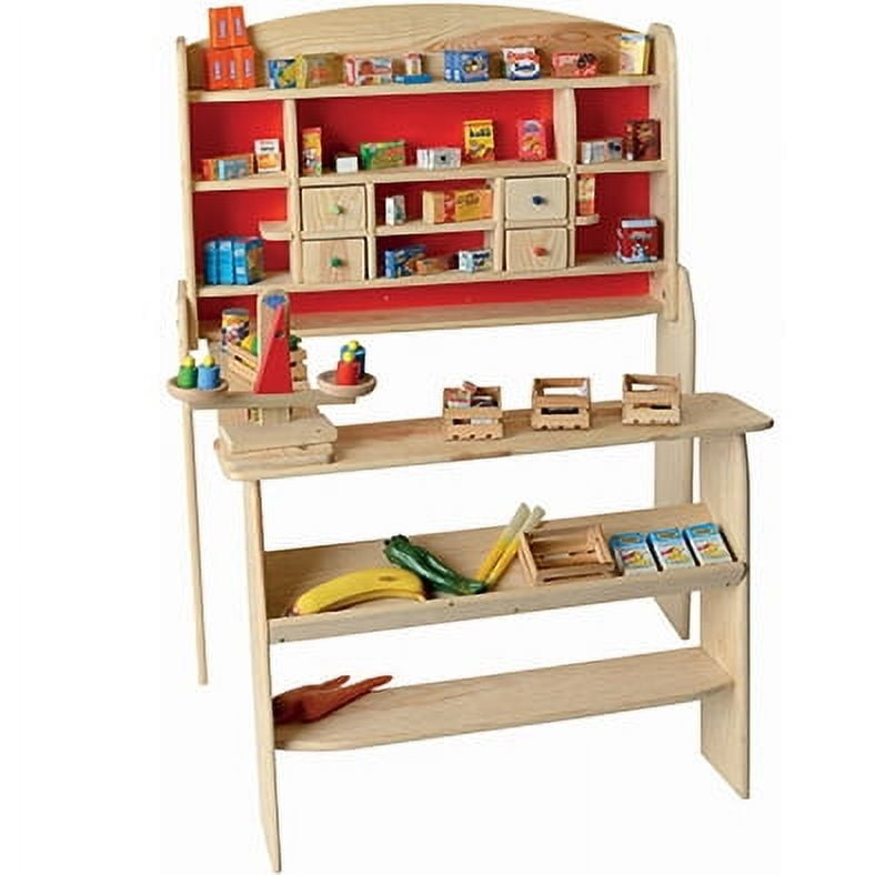 Genérico - Supermercado De Madera Para Niños Con Accesorios