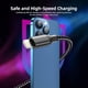thumbnail image 3 of Cable de carga MenosUp para iPhone MFi, 10 pies, trenzado de nailon, paquete de 3 unidades, 3 of 7