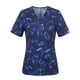 thumbnail image 1 of Delantal Mujer tela elasticada estampada. Combina con Azul Rey, 1 of 3