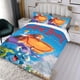 thumbnail image 3 of Regresamos Conjunto de sábanas temático, trío de piezas, cómodo y amigable con la piel, diseño único, regalo de decoración para el hogar para familiares, amigos y fans,140cm *210cm, 3 of 6