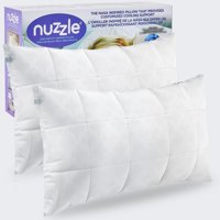 Juego De 2 Almohadas Nuzzle Queen Size Refrigerantes Y Ajustables Suaves