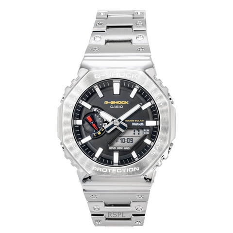 Reloj Analógico Digital Casio G-Shock Full Metal Solar Acero Inoxidable Negro Hombre