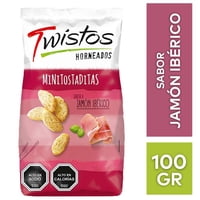 Tostadas Mini Jamón Ibérico Bolsa 100 G Twistos