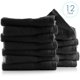 thumbnail image 2 of Toallita Hearth & Harbor, 100% algodón, 13 x 13 cm, 12 unidades, color negro, 2 of 8