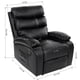 thumbnail image 3 of Berger Bennetts Reclinable Negro, 3 of 6