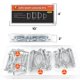 thumbnail image 2 of Pasadores de enganche Wellmax 1/4" 5/16" 3/8" - Pack de 20 recubiertos de zinc, 2 of 8