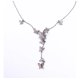 thumbnail image 2 of Collar Mil Mariposas, Circonita Pavé, Regalo  Plateado, 2 of 6