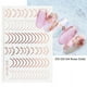 thumbnail image 2 of 3D Simple Lines Nail Stickers Rose Gold Metal Stripe Letters Decals Curve Gel Nails Art Sliders Polish Manicure Decor, 2 of 3