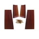 thumbnail image 1 of Kit 4 Patas Universales Para Cama Europea - Chocolate 19.5 cm, 1 of 3
