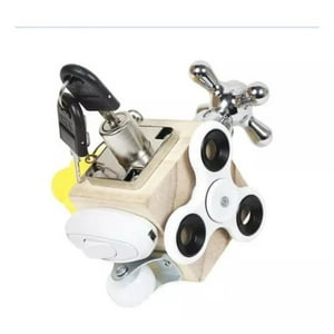 Jugueteria Estelar - Cubo Puzzle De Juguete Montessori Sensorial Llave