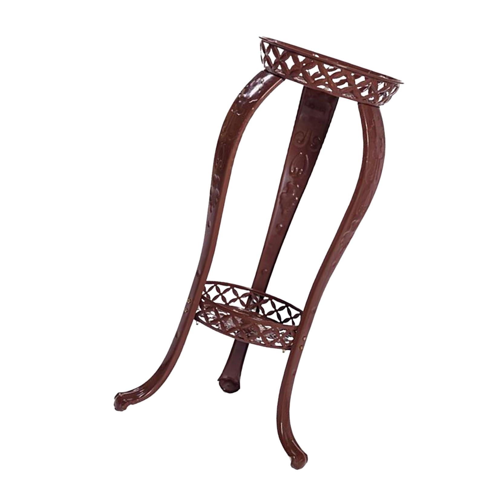 Magideal - Soportes Para Macetas De 32 Pulgadas De Alto Para Dormitorio, Cocina, Balcón, Oficina, Multifunción, Para Interiores Y Exteriores Con Contenedores Marrón