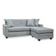 thumbnail image 4 of Sofá L Intercambiable New Sevilla Felpa Gris, 4 of 5