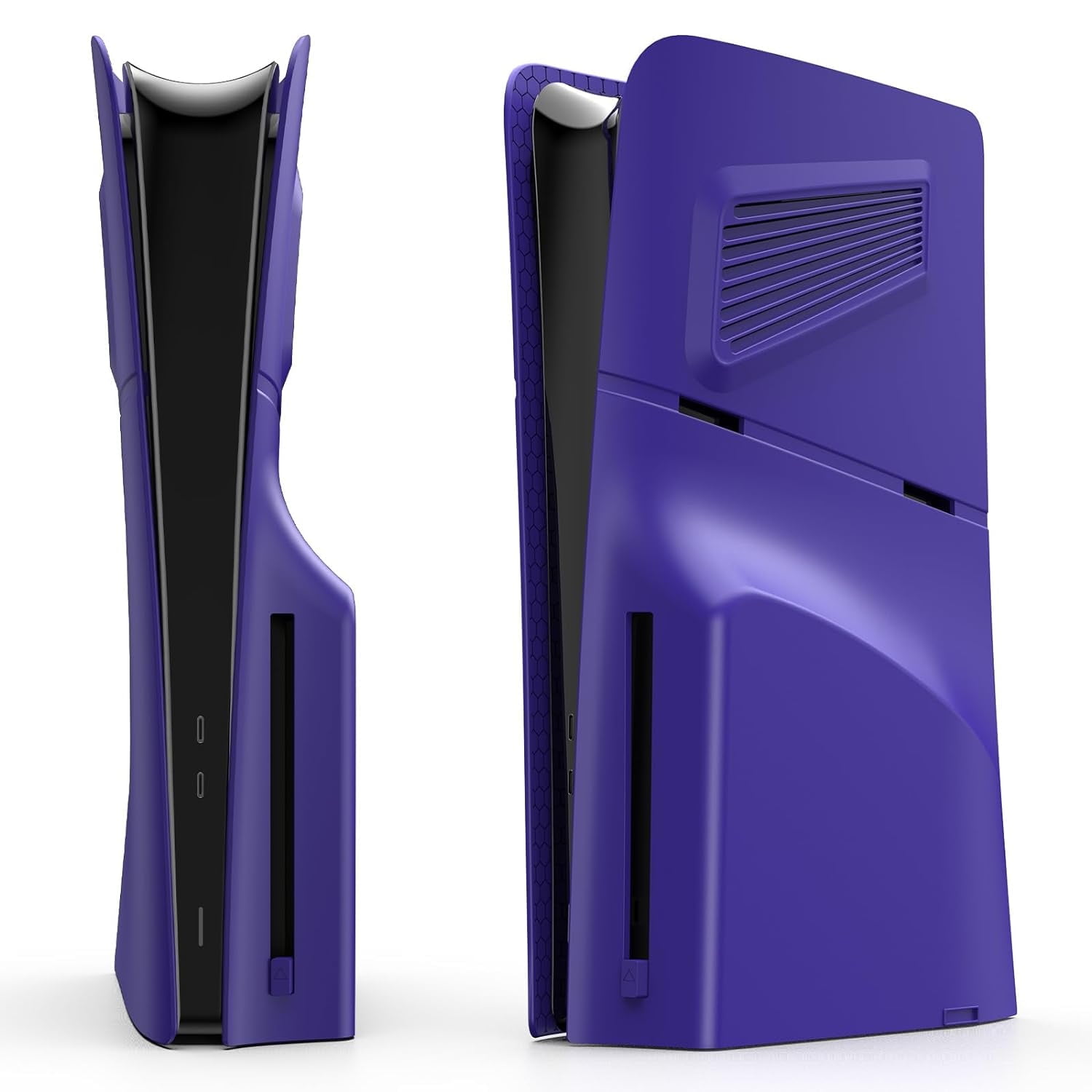 Panel De Carcasa Aaronmei Ps5 Slim Disc Edition Abs Púrpura
