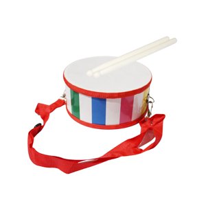Bothyi - Tambor De Cintura Tradicional Chino, 2 Baquetas, Regalo Navideño, Juguete Musical Sensorial