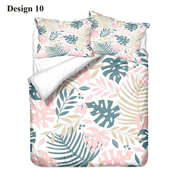 Cartoon Fighting Scene Digital Print Quilt Duvet Cover Set Pillowcase3-Piece Bedding Set