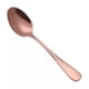 thumbnail image 1 of XmhyTop 4 Piezas Cubiertos de, Utensilios de Cocina y Cubiertos Cotidianos,Cuchara de postre,Oro rosa, 1 of 5