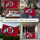 thumbnail image 3 of Bandera Desert Cactus 91 cm Universidad de Utah Utes, 3 of 6