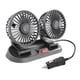 thumbnail image 4 of Ventilador de cabeza dual para automóvil, ventilador de enfriamiento automático eléctrico de enfriamiento de verano apto para SUV Truck Boat , USB, 4 of 5