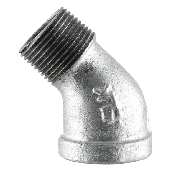LDR Industries 311 SE45-112 Codo galvanizado de 45° de 1.5 pulgadas